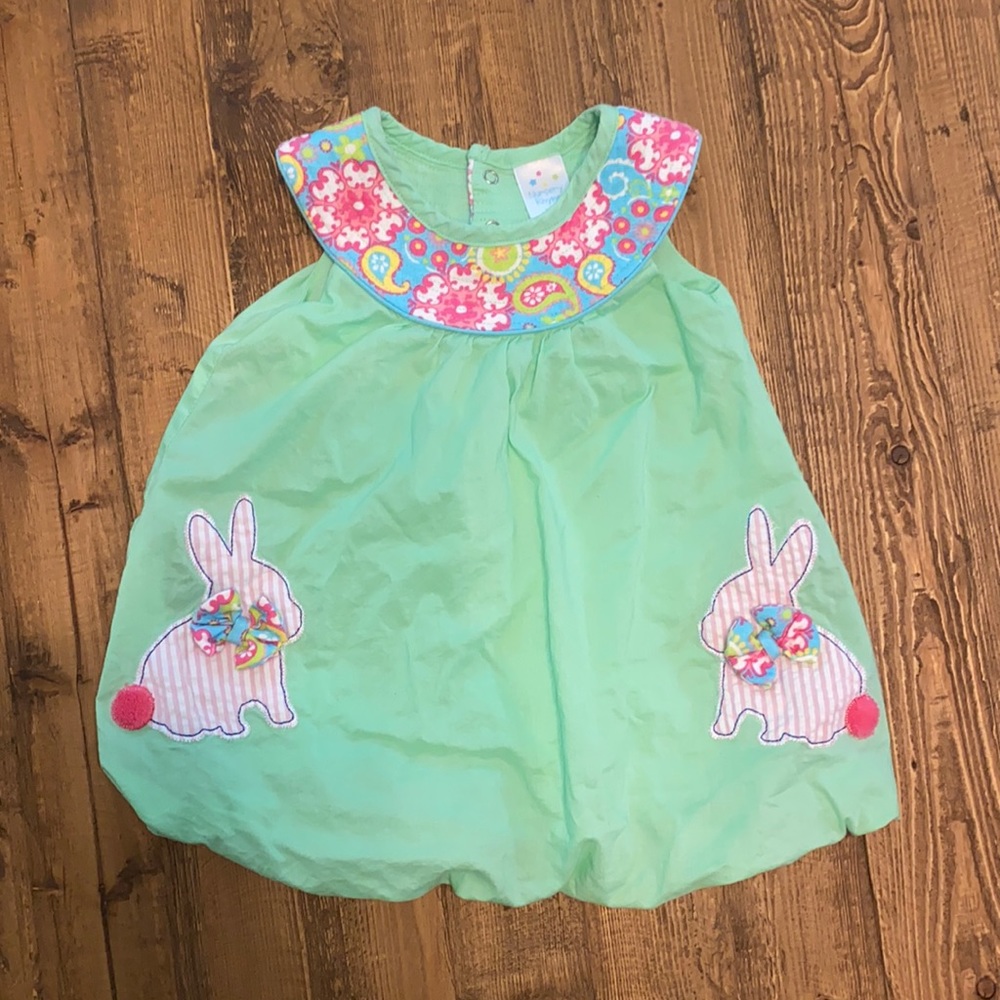 Easter Bunny dress 12m